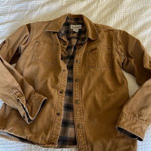 Carhartt boys flannel jacket sz large